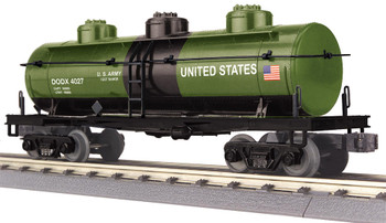 MTH 30-73661 O Gauge RailKing U.S. Army 3-Dome Tank Car Model Train Railroad Car