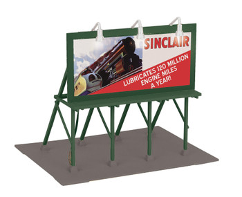 MTH 30-90747 O Gauge RailKing Sinclair Oil Lighted Billboard Layout Railroad