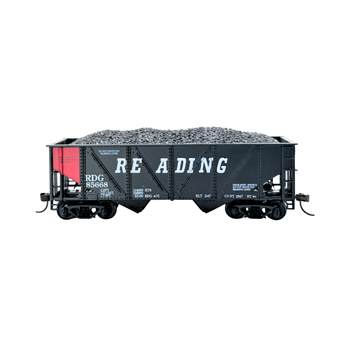 Rock Island Hobby 032208 HO Scale Reading 36' Hopper with Coal Load Model Train