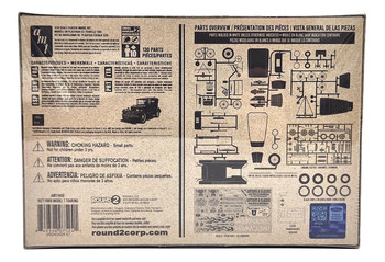 AMT 1:25 Scale 1927 Ford Model T Touring 2-in-1 Plastic Model Kit 1490