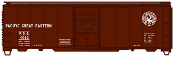 Accurail 81933 HO Scale Pacific Great Eastern 40' Steel Boxcar #4062