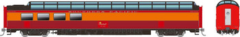 Rapido 175003 HO Scale Southern Pacific Dome-Lounge w/Fluted Sides #3606