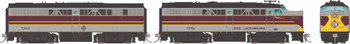 Rapido 37547 HO Scale Erie Lackawanna Alco FA-1/FB-1 Set #7254/7263 (DCC/Sound)