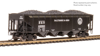 Broadway Limited 10130 HO Scale Baltimore & Ohio 70-Ton Quad Hopper 6-Pack Set A