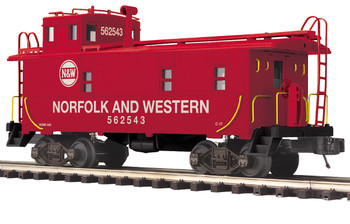 MTH 2091869 O Scale Norfolk & Western Offset Cupola Steel Caboose #'s Vary
