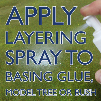 WWScenics WSGL-014 All Scale Static Grass Layering Spray Adhesive 500ml