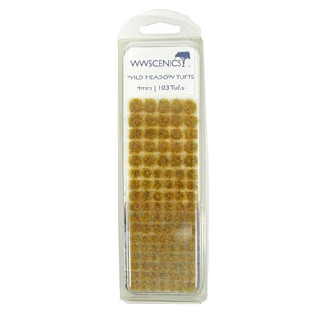 WWScenics W3T-WM4 All Scale Wild Meadow Self-Adhesive Grass Tufts 4mm x103