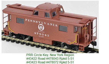 Bowser 43423 HO Scale Pennsylvania N8 Cabin Car Circle Keystone New York #478072