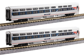 Kato 1066296 N Scale Amtrak Viewliner I Sleeper 2-Car Set Phase VII #62007/62041