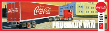 AMT 1109 1:25 Fruehauf Beaded Van Semi Trailer (Coca-Cola) Model Kit