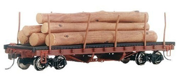 Bachmann 18332 HO Scale ACF 40 Log Car with Logs (1906-1935)