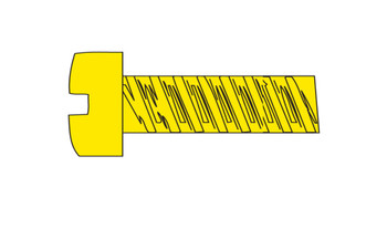 Woodland Scenics H831 Fillister Head Screw 1-72 3/8 (5)