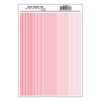 Woodland Scenics MG762 Stripes Red