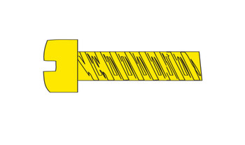 Woodland Scenics H827 Fillister Head Screw 0-80 3/8 (5)