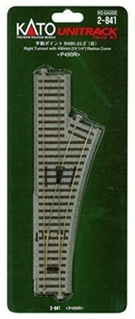 Kato 2-841 HO Scale #4 Manual Right-Hand Turnout Kato 2-841 HO Scale #4 Manual Right-Hand Turnout