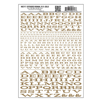 Woodland Scenics MG717 Extended Roman R.R. Gold