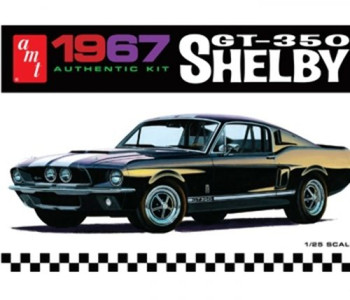 AMT 834 1:25 1967 Shelby Gt350 Black Model Kit