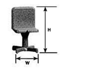 Plastruct 93779 OLC-100 PLASTIC CHAIR