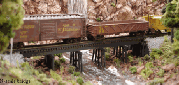 Blair Line LLC 067 N Scale Common Pile Wooden Trestle Kit