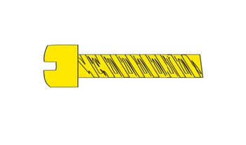 Woodland Scenics H823 Fillister Head Screw 00-90 3/8 (5)
