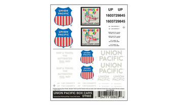 Woodland Scenics DT603 Union Pacific Box Cars