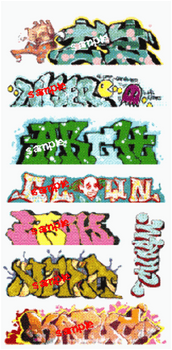 Blair Line LLC 2248 HO Scale Graffiti Decals Mega Set #5