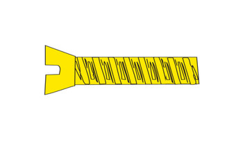 Woodland Scenics H847 Flat Head Screws 0-80 3/8 (5)