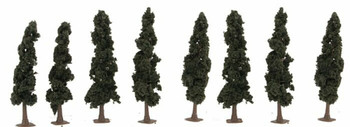 JTT Scenery 92134 Conifer 4-1/4" To 4-5/16" Super Scenic Trees (8)