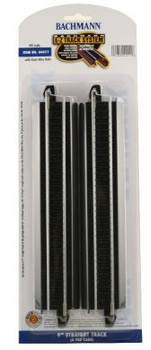 Bachmann 44411 HO Scale 9" Straight (4 PK)