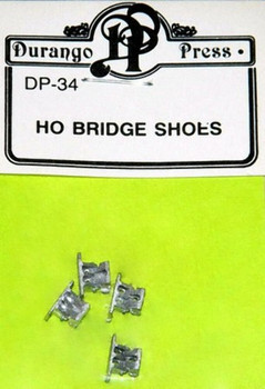 Durango Press 34 HO Scale Bridge Shoes