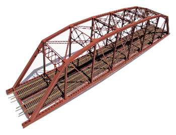 Central Valley Model Works 1900 HO 200 Foot Double Track Parker Truss Bridge Kit