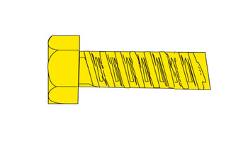 Woodland Scenics H871 Hex Head Screws 1-72 3/8 (5)