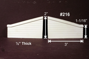 Monroe Models 216 N GROOVED WING WALLS 2PK
