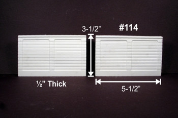 Monroe Models 114 HO GROOVE FACE TUNNEL 2PK