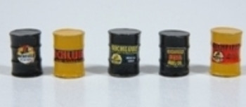 JL Innovative 557 HO Scale Custom Oil Barrel Richfield Black/Yellow