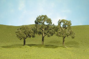 Bachmann 32207 O Scale 5" Walnut Trees SceneScapes (2 PK)