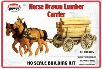 Model Power Horse Drawn Lumber Carrier Kit