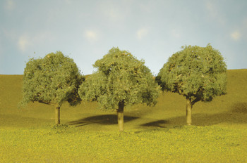 Bachmann 32213 O Scale 4?" - 5" Oak Trees SceneScapes (2 PK)