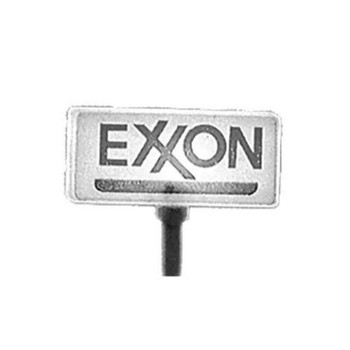 MPW8579 N Exxon Lighted Sign/2pc