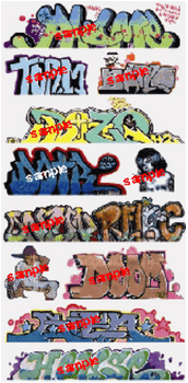 Blair Line LLC 2259 HO Scale Graffiti Decals Mega Set #10