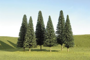 Bachmann 32201 O Scale 8" - 10" Pine Trees SceneScapes (3 PK)