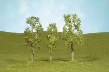 Bachmann 32210 O Scale 8" Aspen Trees SceneScapes (2 PK)