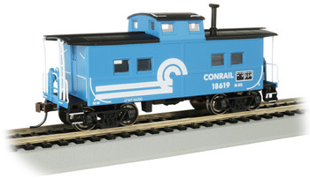 Bachmann 16822 HO Scale NE Steel Blue Caboose Conrail #18619