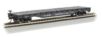 Bachmann 17322 HO Chesapeake & Ohio 52' Flat Car