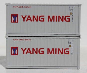 JTC 205339 N YANG MING 20' Std. Height Containers With Magnetic System (2 PK)