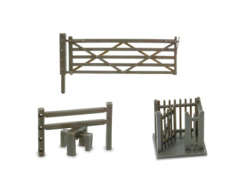 Peco NB-46 N Scale N 3 FIELD GATES, (3)