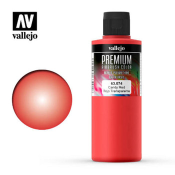 Vallejo 63074 Candy Red 200 ml