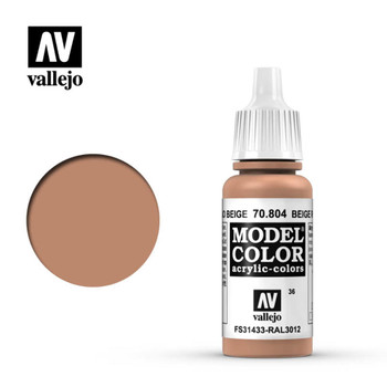 Vallejo 70804 Beige Red 17 ml
