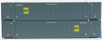 JTC 537037 N EMP 53' High Cube Corrugated Containers (2 PK)