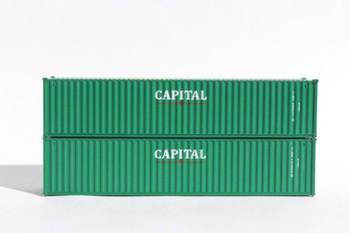 JTC 405335 N CAPITAL CLHU 40' Std. Height Containers (2 PK)
